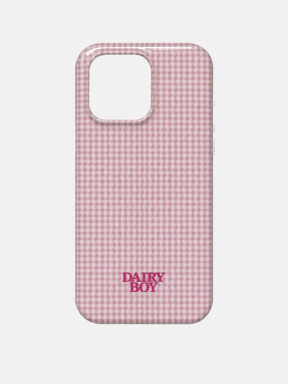 Dairy Boy Farm Friends Phone Case - Pink Gingham